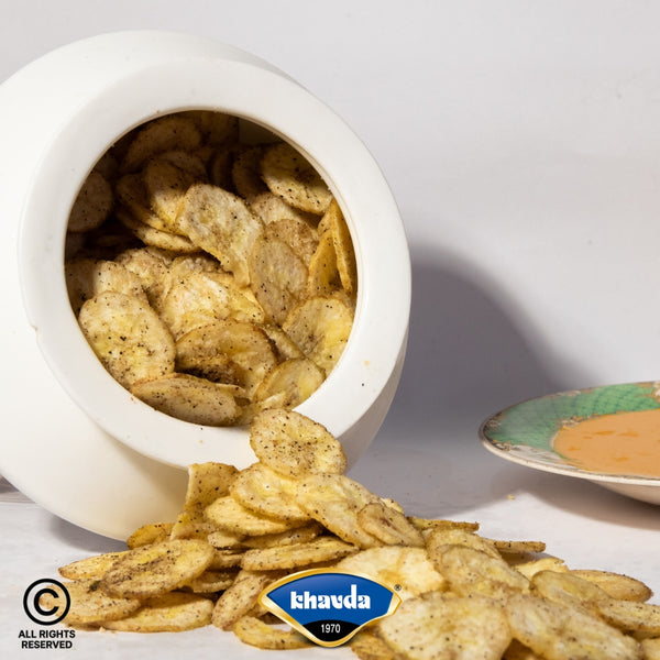 Round Banana Chips [200g] (Black Pepper)