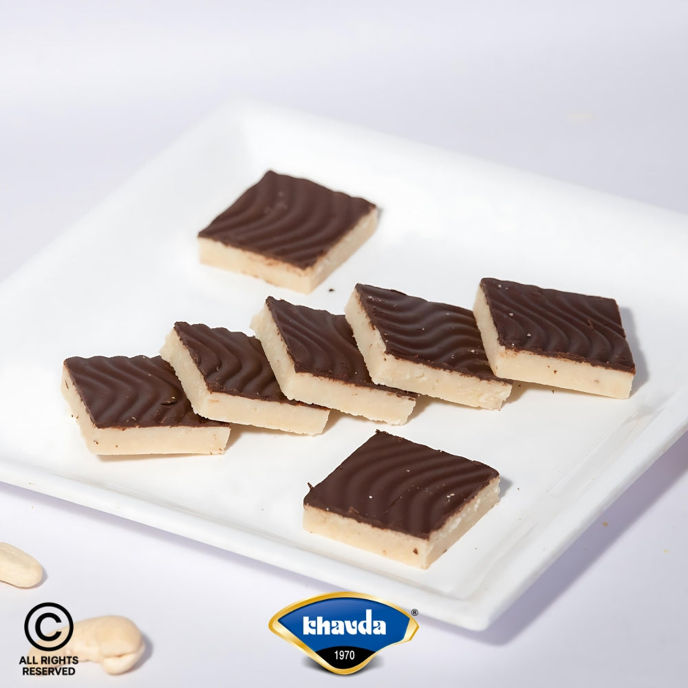 Chocolate Kaju Katli