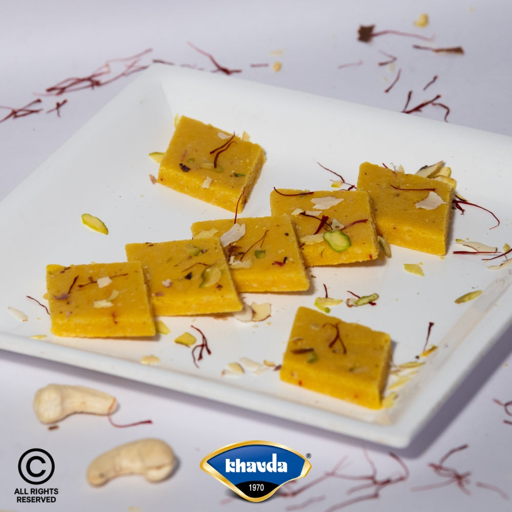 Kesar Kaju Katli
